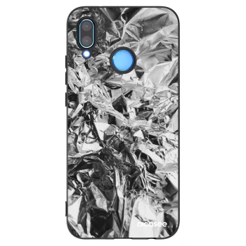 Picasee Μαύρη θήκη σιλικόνης για Huawei P20 Lite - Chrome
