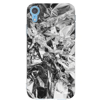 Picasee διαφανής θήκη σιλικόνης Apple iPhone XR - Chrome
