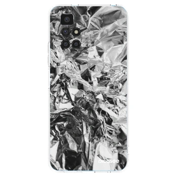 Picasee διαφανής θήκη σιλικόνης Xiaomi Redmi 10 - Chrome