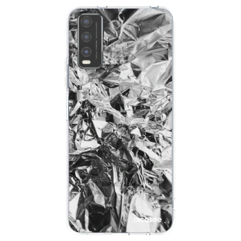 Picasee διαφανής θήκη σιλικόνης Vivo Y20s - Chrome