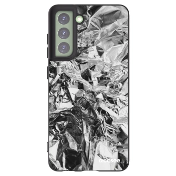 Picasee Μαύρη θήκη σιλικόνης για Samsung Galaxy S21 FE 5G - Chrome