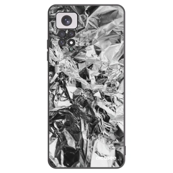 Picasee Μαύρη θήκη σιλικόνης για Xiaomi Redmi Note 11 - Chrome