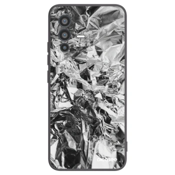 Picasee Μαύρη θήκη σιλικόνης για Vivo V23 5G - Chrome