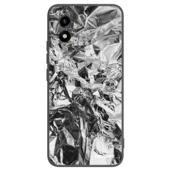 Picasee Μαύρη θήκη σιλικόνης για Vivo Y01 - Chrome