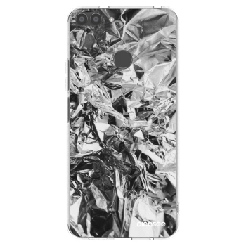 Picasee διαφανής θήκη σιλικόνης Huawei P Smart - Chrome
