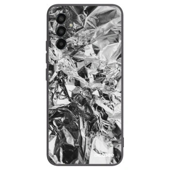 Picasee Μαύρη θήκη σιλικόνης για Samsung Galaxy M13 M135F - Chrome
