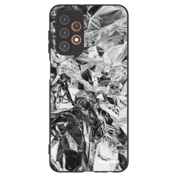 Picasee Μαύρη θήκη σιλικόνης για Samsung Galaxy A23 A235F 4G - Chrome