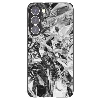 Picasee Μαύρη θήκη σιλικόνης για Samsung Galaxy S23+ 5G - Chrome