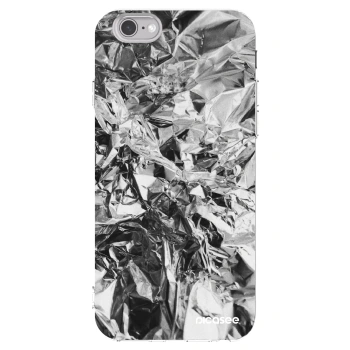 Picasee διαφανής θήκη σιλικόνης Apple iPhone 6/6S - Chrome