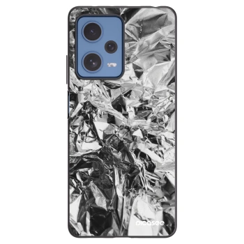 Picasee Μαύρη θήκη σιλικόνης για Xiaomi Redmi Note 12 Pro 5G - Chrome