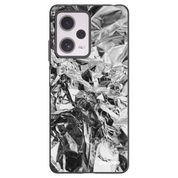 Picasee Μαύρη θήκη σιλικόνης για Xiaomi Redmi Note 12 Pro+ 5G - Chrome