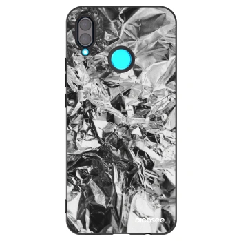 Picasee Μαύρη θήκη σιλικόνης για Huawei Nova 3 - Chrome