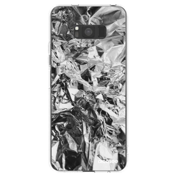 Picasee διαφανής θήκη σιλικόνης Samsung Galaxy S8 G950F - Chrome
