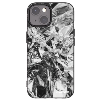 Picasee Μαύρη θήκη σιλικόνης για Apple iPhone 15 - Chrome