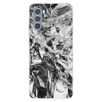 Picasee διαφανής θήκη σιλικόνης Motorola Moto G62 - Chrome