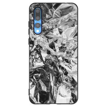 Picasee Μαύρη θήκη σιλικόνης για Huawei P20 Pro - Chrome
