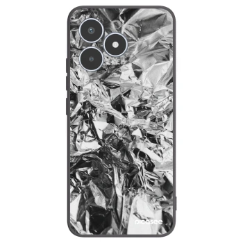 Picasee Μαύρη θήκη σιλικόνης για Realme C53 - Chrome