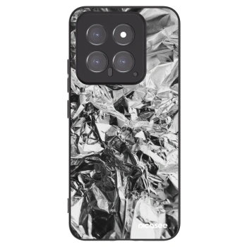 Picasee Μαύρη θήκη σιλικόνης για Xiaomi 14 - Chrome