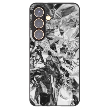 Picasee Μαύρη θήκη σιλικόνης για Samsung Galaxy S24 S921B 5G - Chrome