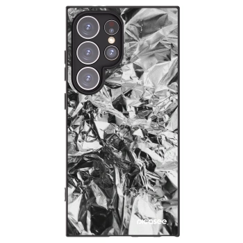 Picasee Μαύρη θήκη σιλικόνης για Samsung Galaxy S24 Ultra S928B 5G - Chrome