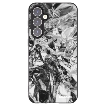 Picasee Μαύρη θήκη σιλικόνης για Samsung Galaxy S23 FE S711B - Chrome
