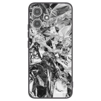 Picasee Μαύρη θήκη σιλικόνης για Xiaomi Redmi 12 5G - Chrome