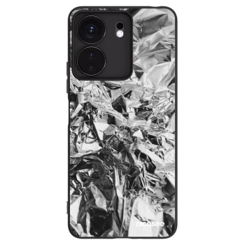 Picasee Μαύρη θήκη σιλικόνης για Xiaomi Redmi 13C 4G - Chrome