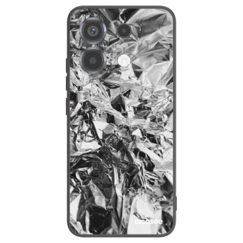 Picasee Μαύρη θήκη σιλικόνης για Xiaomi Poco X6 - Chrome