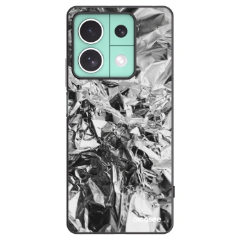 Picasee Μαύρη θήκη σιλικόνης για Xiaomi Redmi Note 13 5G - Chrome