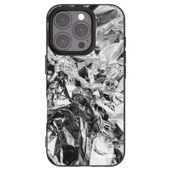 Picasee Μαύρη θήκη σιλικόνης για Apple iPhone 16 Pro - Chrome