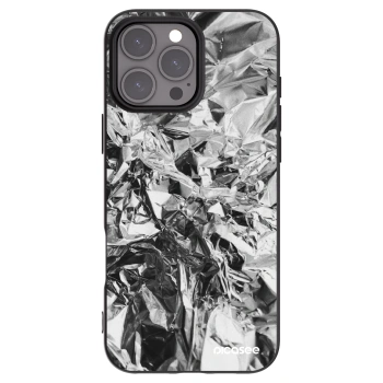 Picasee Μαύρη θήκη σιλικόνης για Apple iPhone 16 Pro Max - Chrome