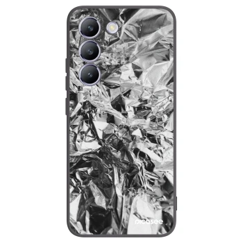 Picasee Μαύρη θήκη σιλικόνης για Vivo V40 SE 5G - Chrome