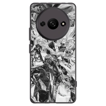 Picasee Μαύρη θήκη σιλικόνης για Xiaomi Redmi A3 - Chrome