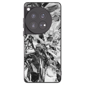 Picasee Μαύρη θήκη σιλικόνης για OnePlus 12 5G - Chrome