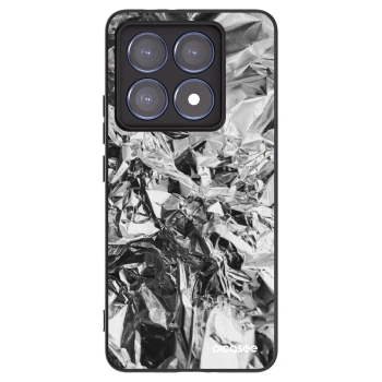 Picasee Μαύρη θήκη σιλικόνης για Xiaomi 14T Pro - Chrome