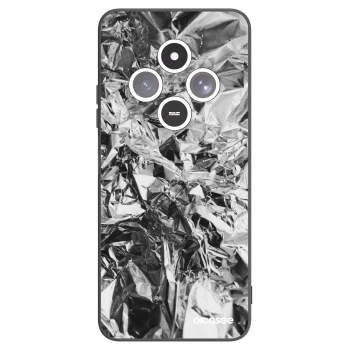 Picasee Μαύρη θήκη σιλικόνης για Xiaomi Redmi 14C - Chrome