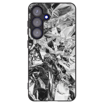 Picasee Μαύρη θήκη σιλικόνης για Samsung Galaxy S25 5G - Chrome