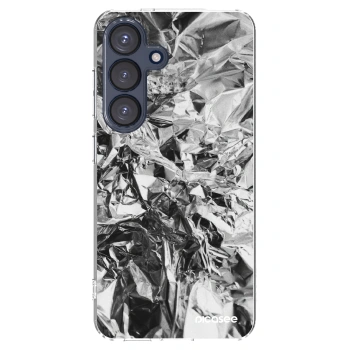 Picasee διαφανής θήκη σιλικόνης Samsung Galaxy S25 5G - Chrome