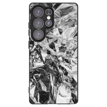 Picasee Μαύρη θήκη σιλικόνης για Samsung Galaxy S25 Ultra 5G - Chrome