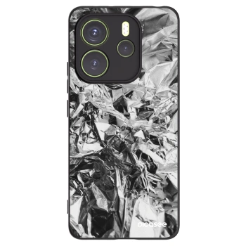 Picasee Μαύρη θήκη σιλικόνης για Xiaomi Redmi Note 14 4G - Chrome