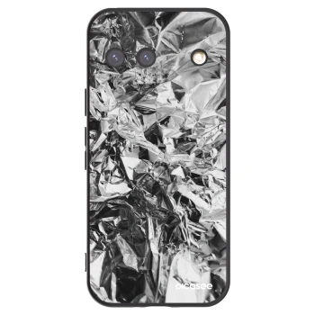 Picasee Μαύρη θήκη σιλικόνης για Google Pixel 9 - Chrome