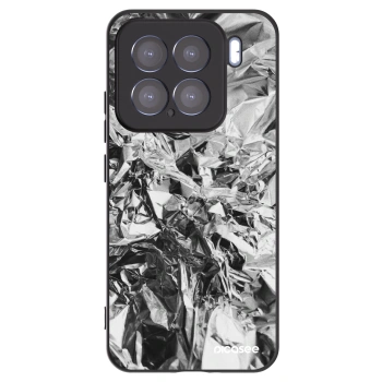 Picasee Μαύρη θήκη σιλικόνης για Xiaomi 15 - Chrome