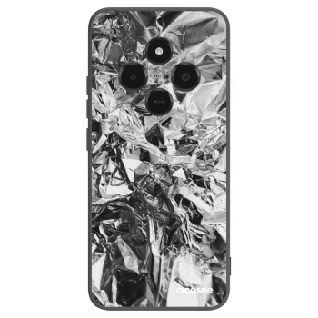 Picasee Μαύρη θήκη σιλικόνης για Xiaomi Poco C75 - Chrome