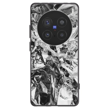 Picasee Μαύρη θήκη σιλικόνης για Vivo X200 Pro - Chrome