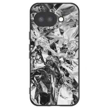 Picasee Μαύρη θήκη σιλικόνης για Google Pixel 9a - Chrome