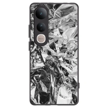 Picasee Μαύρη θήκη σιλικόνης για Vivo V50 Lite 5G - Chrome