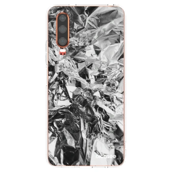 Picasee διαφανής θήκη σιλικόνης Huawei P30 - Chrome