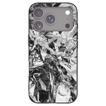 Picasee Μαύρη θήκη σιλικόνης για Apple iPhone 17 Pro - Chrome