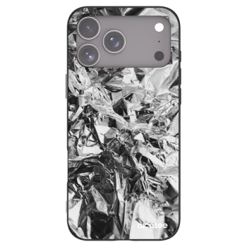 Picasee Μαύρη θήκη σιλικόνης για Apple iPhone 17 Pro Max - Chrome