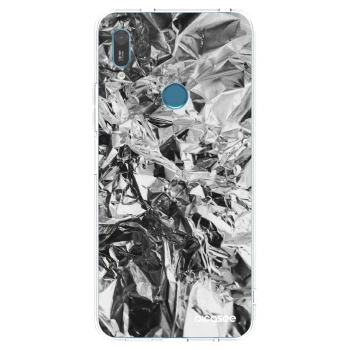 Picasee διαφανής θήκη σιλικόνης Huawei Y6 2019 - Chrome